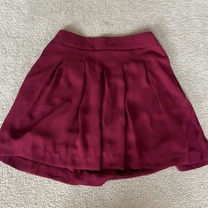 Maroon skirt